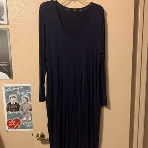 Navy dress with pockets